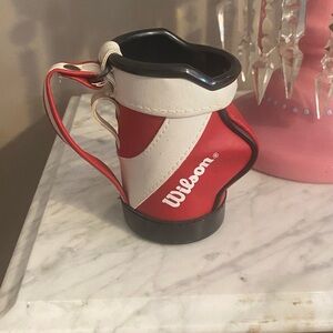 Wilson Red and White Golf Bag Style drink holder